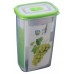 EXCELLENT Dóza plastová 1,8 l, transparentná / zelená KO-030000100