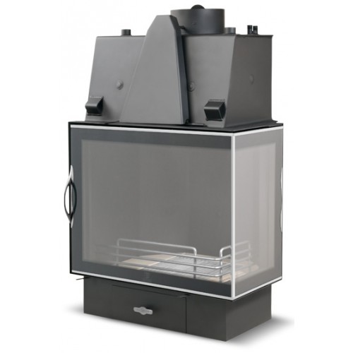 Lechma PL-200 Exclusive SBD, teplovodná krbová vložka 22 kW, 2,5 bar, pravá PL-200SBD22UZP