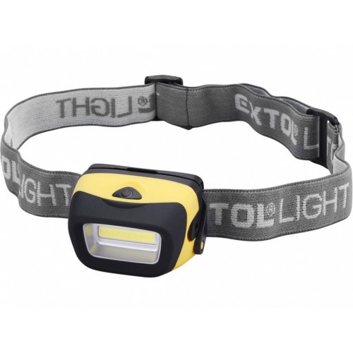 EXTOL LIGHT 3W COB LED čelovka širokouhlá 90 lm 43105 EXTOL LIGHT 3W COB LED čelovka širokouhlá 90 lm 43105