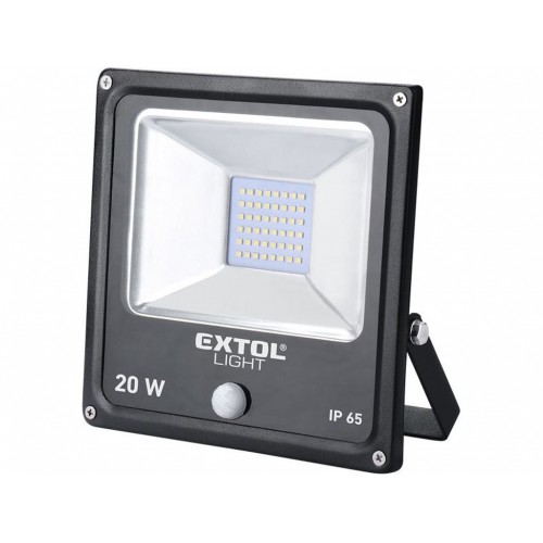 EXTOL LIGHT ECONOMY LED reflektor s pohybovým snímačom 1400 lm 43232