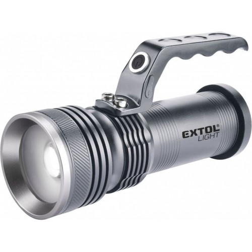 EXTOL LIGHT svietidlo 300lm, zoom, celokovová, 5W LED 43150