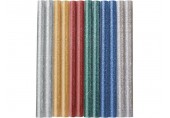 EXTOL CRAFT tyčinky tavné 7,2x100mm 12ks mix farieb s leskom 9910