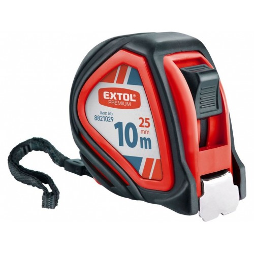 EXTOL PREMIUM meter zvinovací 10m šírka pásky 25mm 8821029 EXTOL PREMIUM meter zvinovací 10m šírka pásky 25mm 8821029