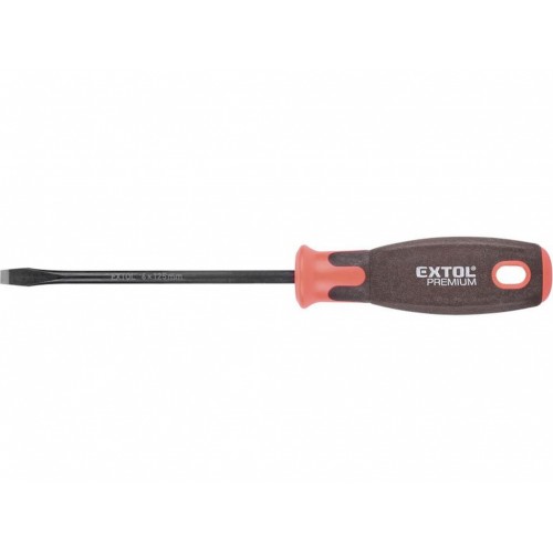 EXTOL PREMIUM Supergrip skrutkovač plochý (-) 8x150 mm CrV 8819268 EXTOL PREMIUM Supergrip skrutkovač plochý (-) 8x150 mm CrV 8819268
