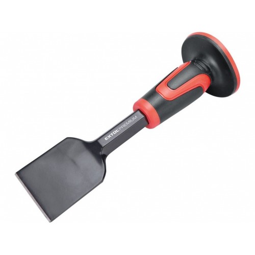 EXTOL PREMIUM sekáč plochý široký s plastovým chráničom 250x18mm Crv 8842126 EXTOL PREMIUM sekáč plochý široký s plastovým chráničom 250x18mm Crv 8842126