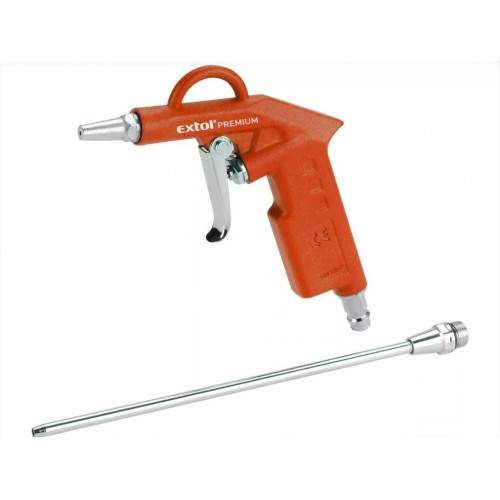 EXTOL PREMIUM BP 210 pištoľ ofukovacia max prac. tlak 8bar (0,8 MPa), 2 trysky 8865060