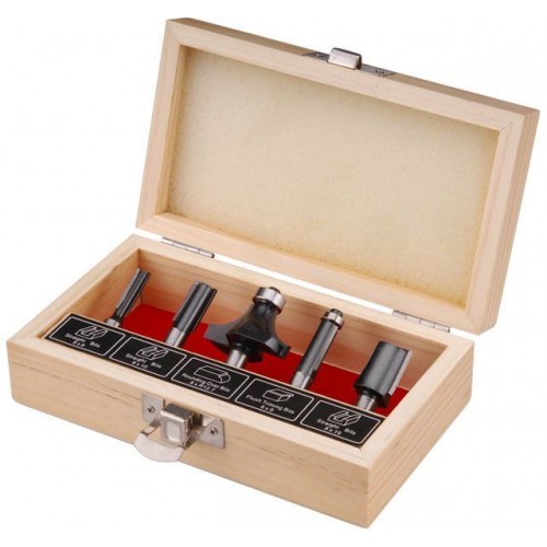 EXTOL CRAFT frézy tvarové do dreva s SK plátkami, sada 5ks 44025 EXTOL CRAFT frézy tvarové do dreva s SK plátkami, sada 5ks 44025