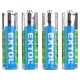 EXTOL ENERGY batéria zink-chloridové, 4ks, 1,5V AA (LR6) 42001