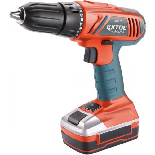 EXTOL PREMIUM LI 18 CD skrutkovač AKU 18V Li - ion 8891110