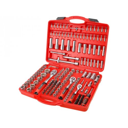 EXTOL PREMIUM kľúče nástrčné 1/4", 3/8" a 1/2", sada 172ks 8818345 EXTOL PREMIUM kľúče nástrčné 1/4", 3/8" a 1/2", sada 172ks 8818345