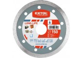 EXTOL PREMIUM kotúč diamantový rezný 150x22, 2mm - celoobvodový 108933