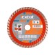 EXTOL PREMIUM kotúč diamantový rezný 180x22, 2mm TURBO - suché i mokré rezanie 108754