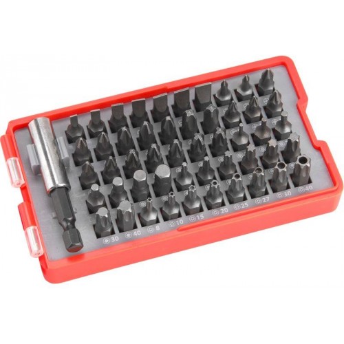 EXTOL PREMIUM Bity, sada 51ks , magnetický držiak hrotov, CrV 8819642 EXTOL PREMIUM Bity, sada 51ks , magnetický držiak hrotov, CrV 8819642