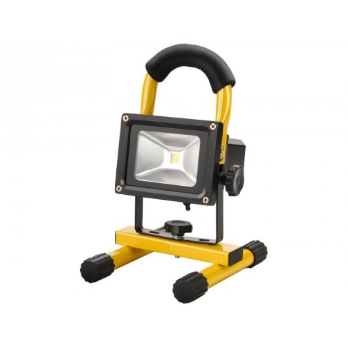 EXTOL LIGHT reflektor LED 10W, nabíjací, s podstavcom 43122