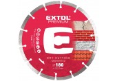 EXTOL PREMIUM kotúč diamantový rezný 115x22, 2mm SEGMENTOVÉ - suché rezanie 108711