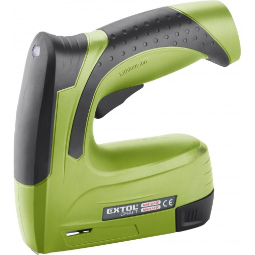 EXTOL CRAFT sponkovačka / klincovačka aku, 4V Li-ion, 1300mAh, USB nabíjanie 402901