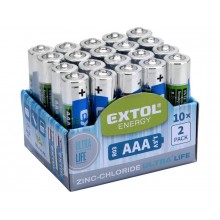 EXTOL Energy Alkalické tužkové batérie AAA 1,5V 42002