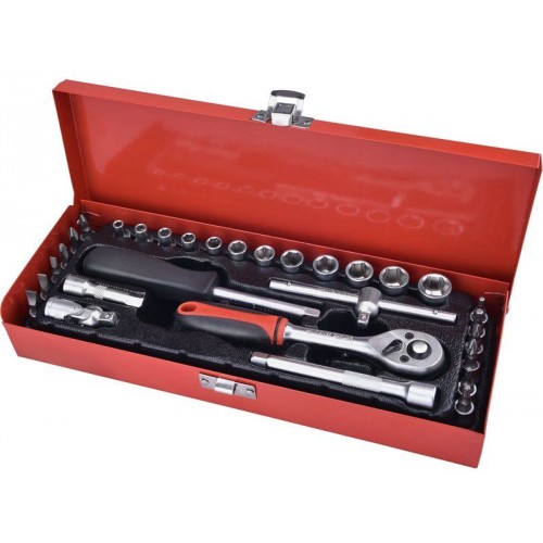 EXTOL PREMIUM hlavice nástrčné, sada 30ks, 1/4 "8818361