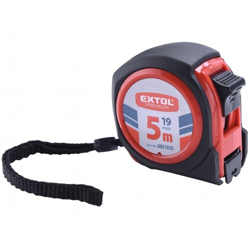 EXTOL PREMIUM metr svinovací, 5m, šířka pásku 25mm 8821036 EXTOL PREMIUM metr svinovací, 5m, šířka pásku 25mm 8821036
