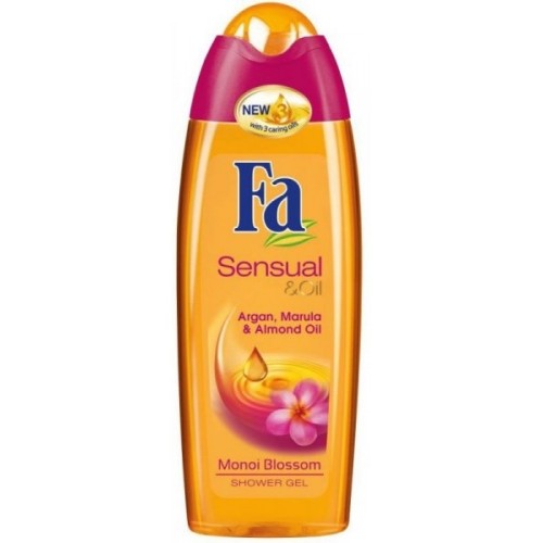 Fa sprchový gél Sensual & Oil Argan, Marula & Almond Oil Mandľový, arganový a marulový ole
