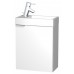INTEDOOR FEEL IT spodná kúpeľňová skrinka 39,5cm, pravá s umývadlom,biela FT 40 P 01