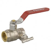NOVASERVIS guľový plnoprietokový kohút s vypúšťaním páka 1/2" JY1128/15