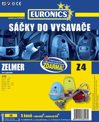 Filter Jolly Z 4 (5 +1 +1 ks) do vysávača Zelmer