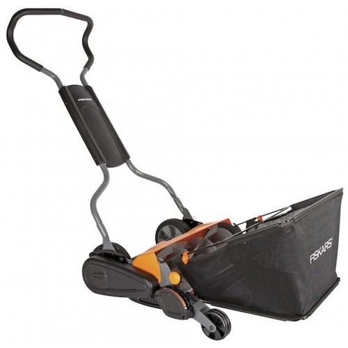 Fiskars Vretenová kosačka StaySharp Max + zberný kôš 1001658