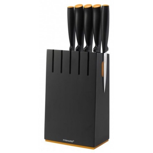 Fiskars Functional Form blok čierny s 5 nožmi (102638) 1014190