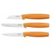 Fiskars Functional Form sada 3 nožov oranžových 1014272