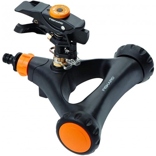 FISKARS Impulzné zavlažovač, kovový s kolieskami 1023656