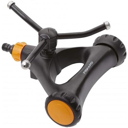 FISKARS Vírivý zavlažovač, kovový s kolieskami 1023657
