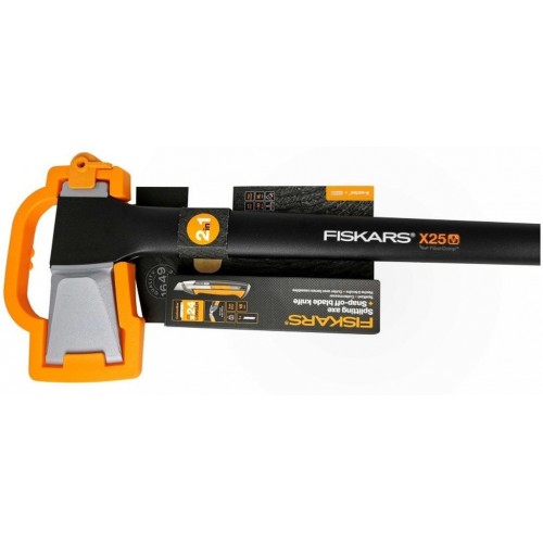 Fiskars Set sekera štiepacia X25 + odlamovací nôž CarbonMax 1057915