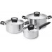 FISKARS Functional Form Súprava 3 hrncov s pokrievkou 855390