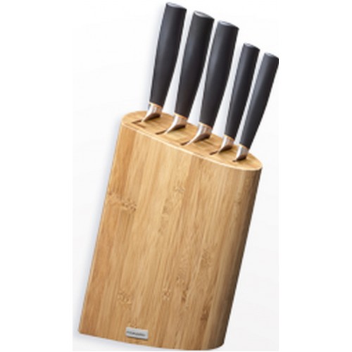 FISKARS Fuzion 977891 bambusový blok s nožmi 977801, 977805,977826, 977831,977834