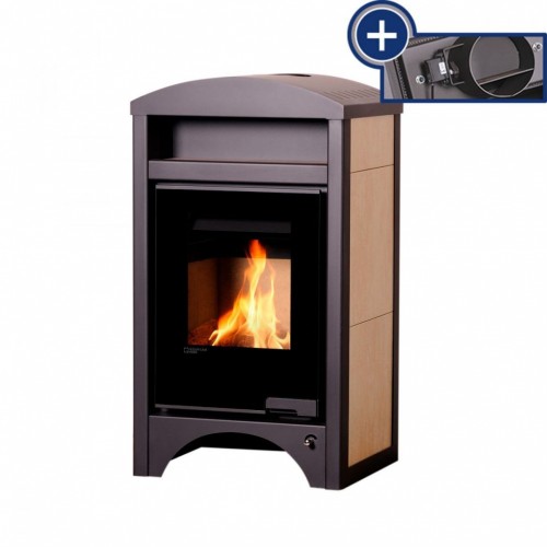 HS FLAMINGO AQUAFLAM VARIO BARMA 11 / 5kW Krbové kachle, elektronická javor HSF34-049