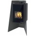 HS FLAMINGO DELUXE ® ISLAND Krbové kachle 9kW, čierna HSF42-001
