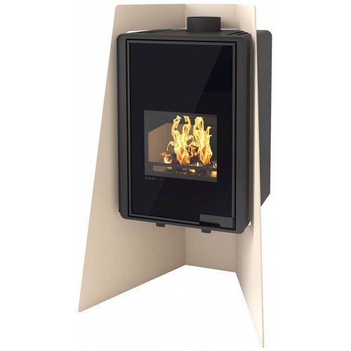 HS FLAMINGO DELUXE ® ISLAND Krbové kachle 9kW, krémová HSF42-004