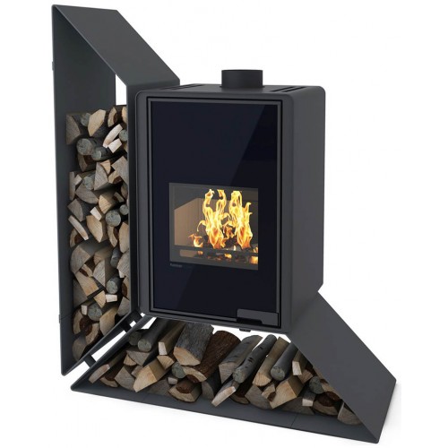 HS FLAMINGO DELUXE ® KAMPA Krbové kachle 9kW, ľavá, čierna HSF42-007 HS FLAMINGO DELUXE ® KAMPA Krbové kachle 9kW, ľavá, čierna HSF42-007