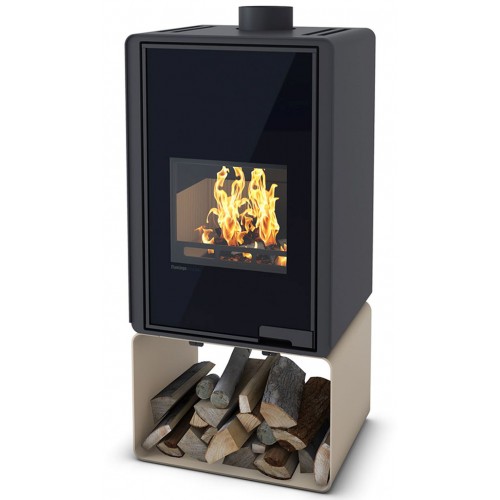 HS FLAMINGO DELUXE ® PENTAI Krbové kachle 9kW, krémová HSF42-023