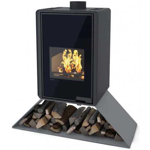 HS FLAMINGO DELUXE ® SENAI Krbové kachle 9kW, šedá HSF42-037