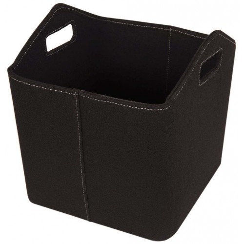 HS FLAMINGO Kôš na drevo plstený, čierny HSF 15-089