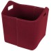 HS FLAMINGO Kôš na drevo plstený, červený HSF 15-085