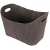HS FLAMINGO Kôš na drevo plstený veľký, šedý HSF15-088