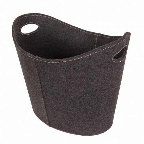 HS FLAMINGO Kôš na drevo plstený oválny, sivý HSF15-087 HS FLAMINGO Kôš na drevo plstený oválny, sivý HSF15-087
