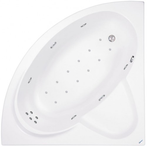 TEIKO Vaňa Florida rohová 135x135 cm - HTP systém DUO PNEU V211135N04T01041