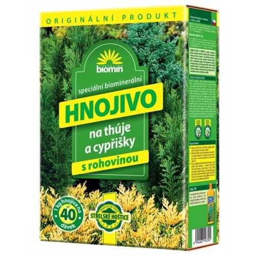 Biomin Hnojivo na tuje a cyprušteky 1kg 1203014 Biomin Hnojivo na tuje a cyprušteky 1kg 1203014