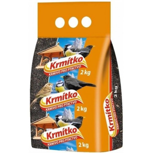 KRMÍTKO Krmivo pre vtáctvo - slnečnica čierna 2 kg