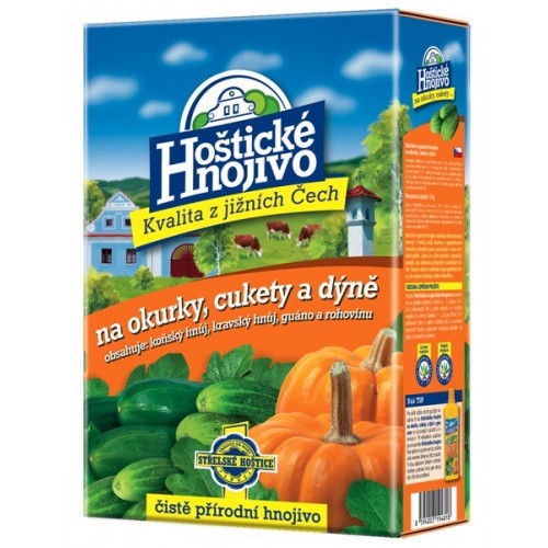 Hoštické hnojivo pre uhorky, cukety a tekvice 1kg, 1204013