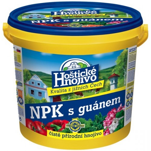 Hoštické hnojivo NPK hnojivo s guánom 8kg